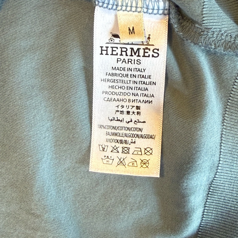 ✨ Hermès Luxury Basic Tee Size M - Picture 4 of 10